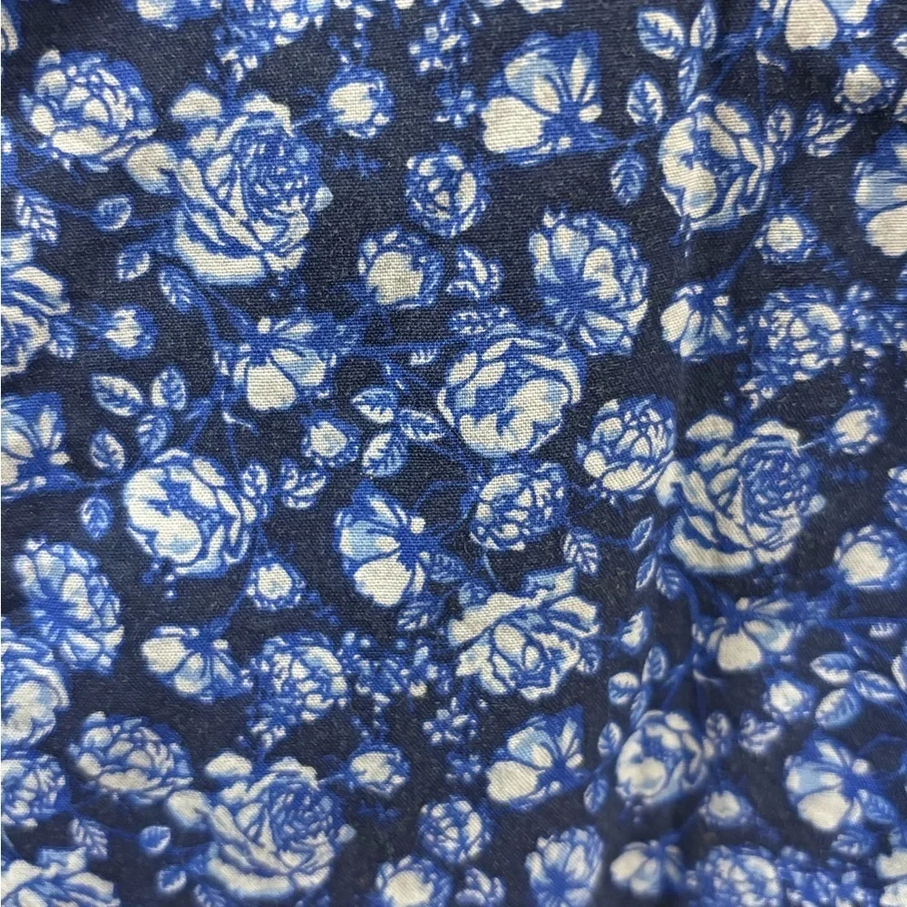 Men's Blue Floral Shirt -Sz S
